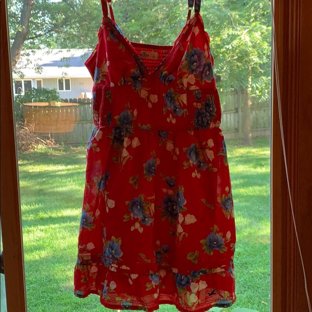 Hollister red dress
